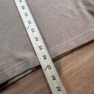 IZOD Men's XXL Heavyweight Knit Polo Sweater Beige Tan Long Sleeve Cotton